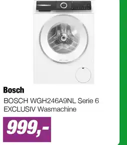 EP BOSCH WGH246A9NL Serie 6 EXCLUSIV Wasmachine aanbieding