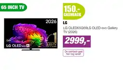 EP LG OLED65G69LS OLED evo Gallery TV (2026) aanbieding