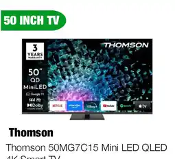 EP Thomson 50MG7C15 Mini LED QLED 4K Smart TV aanbieding