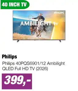 EP Philips 40PQS6901/12 Ambilight QLED Full HD TV (2026) aanbieding