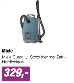 EP Miele Guard L1 Stofzuiger met Zak - Nordicblauw aanbieding