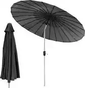 Bol.com Pro Garden Parasol Shanghai 270 cm Aluminium/Polyester Zwart aanbieding