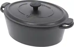 Bol.com Fontignac Main Libres braadpan - Ovaal - 29 cm - Zwart aanbieding