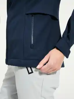 ANWB ANWB Vargem Softshelljas dames Human Nature Blauw 4XL aanbieding