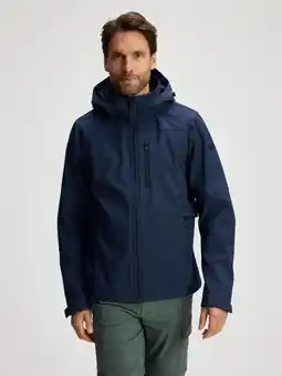 ANWB ANWB Kerry Softshelljas heren Human Nature Blauw 3XL aanbieding