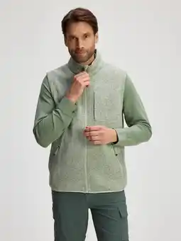 ANWB ANWB Rye Fleecebodywarmer heren Human Nature Groen 3XL aanbieding