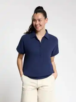 ANWB ANWB Fez Polo dames Human Nature Blauw L aanbieding