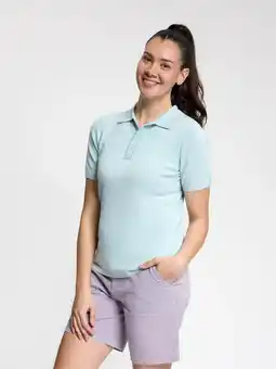 ANWB ANWB Pasane Polo dames Human Nature Blauw L aanbieding