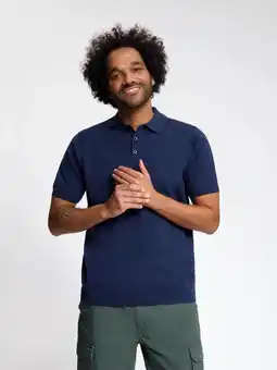 ANWB ANWB Karleb Polo heren Human Nature Blauw 3XL aanbieding