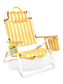 ANWB ANWB Rimini Strandstoel Human Nature Geel aanbieding
