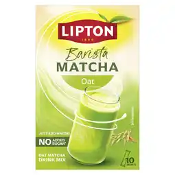 Jumbo Lipton Barista Matcha Haver 10 stuks aanbieding