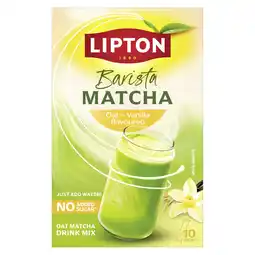 Jumbo Lipton Barista Matcha Vanilla 10 stuks aanbieding