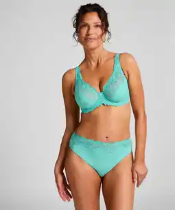 Hunkemoller Hunkemöller Hoge slip Diva Groen aanbieding