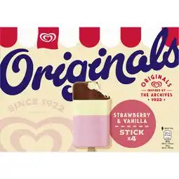 Albert Heijn Ola Originals stick strawberry aanbieding