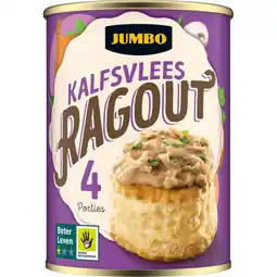 Jumbo Jumbo Kalfsvlees Ragout 400 g aanbieding