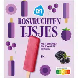 Albert Heijn AH Aardbei bosvruchten ijsje aanbieding