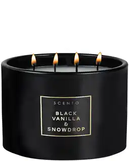 ICI Paris XL SCENTO - Black Vanilla & Snowdrop Xl Candle aanbieding