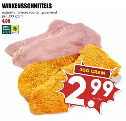 De Boerenschuur varkensschnitzels aanbieding