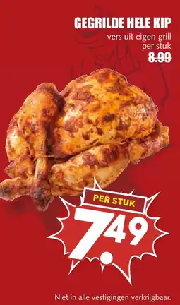 De Boerenschuur gegrilde hele kip aanbieding