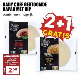 De Boerenschuur Daily Chef gestoomde bapao met kip aanbieding