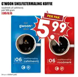 De Boerenschuur g'woon snelfiltermaling koffie aanbieding