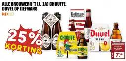De Boerenschuur alle brouwerij 't ij, (la) chouffe, duvel of liefmans aanbieding