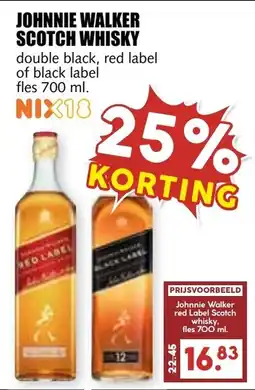 De Boerenschuur johnnie walker scotch whisky aanbieding