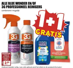 De Boerenschuur 3g professioneel reinigers en blue wonder aanbieding