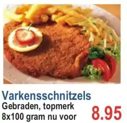 Vrieskoop Varkensschnitzels aanbieding