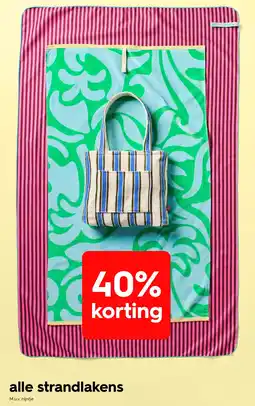 HEMA Alle strandlakens aanbieding