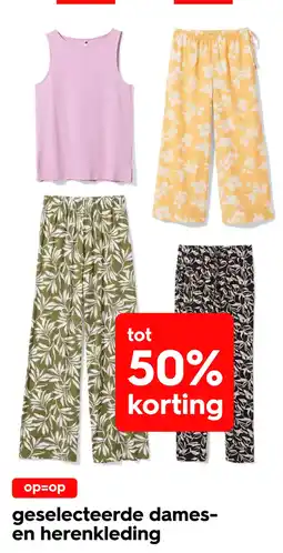 HEMA Geselecteerde Dames en herenkleding aanbieding