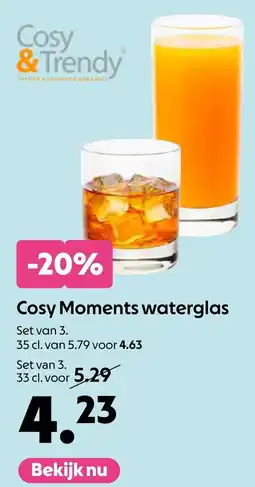 AllesZ Cosy & Trendy Cosy Moments waterglas aanbieding
