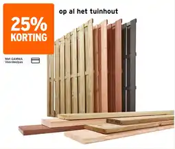 GAMMA Tuinhout aanbieding