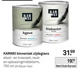 Karwei Karwei binnenlak zijdeglans aanbieding