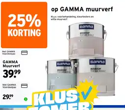 GAMMA Gamma Muurverf aanbieding