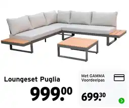 GAMMA Loungezet Puglia aanbieding