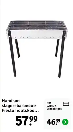 GAMMA Handson fiesta houtskoo aanbieding