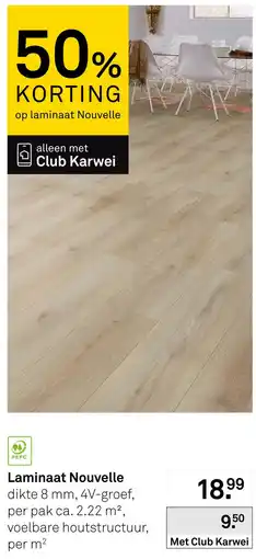 Karwei Laminaat Nouvelle aanbieding