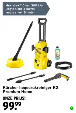 GAMMA Kärcher hogedrukreiniger K2 Premium Home aanbieding