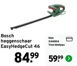 GAMMA Bosch heggenschaar EasyHedgeCut 46 aanbieding