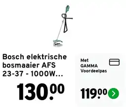 GAMMA Bosch elektrische bosmaaier AFS 23-37 aanbieding