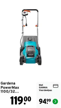 GAMMA Gardena PowerMax 1100/32... aanbieding