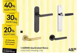 Karwei Karwei Deurkrukset Rocco aanbieding