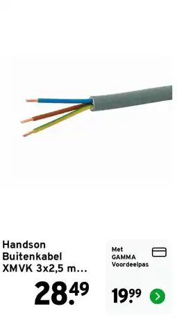 GAMMA Handson buitenkabel aanbieding