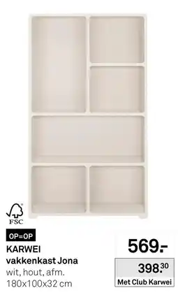 Karwei Karwei Vakkenkast Jona aanbieding
