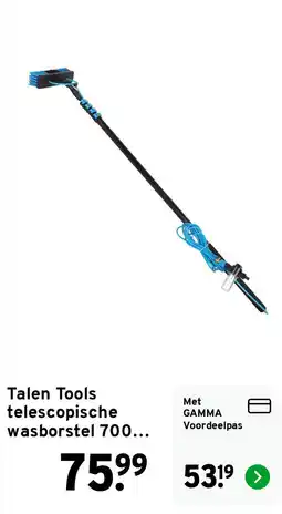 GAMMA Talen Tools telescopische wasborstel 700... aanbieding