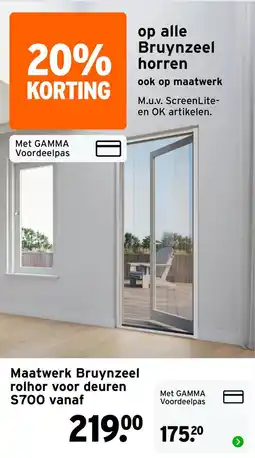 GAMMA Bruynzeel Horren aanbieding