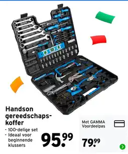 GAMMA Handson gereedschapskoffer aanbieding