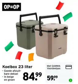 GAMMA Koelbox 23 liter aanbieding