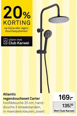 Karwei Atlantic regendoucheset Carter aanbieding